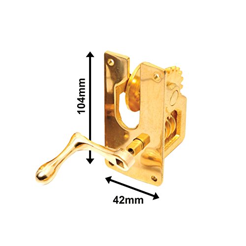 Vermont Tennis String Winder Mechanism – Professional Brass Winder for All Regulation Tennis Posts - Net Tennis Accessories Available in 3 Styles - color: Small Square