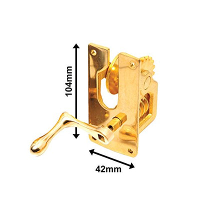 Vermont Tennis String Winder Mechanism – Professional Brass Winder for All Regulation Tennis Posts - Net Tennis Accessories Available in 3 Styles - color: Small Square