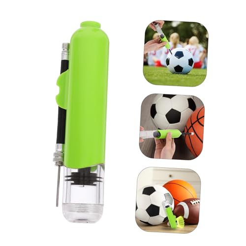 Kisangel Yoga Ball Pump Basketball Air Pump Soccer Ball Pump Balloon Hand Pump Hand Pump for Balls Volleyball - color: Light Green