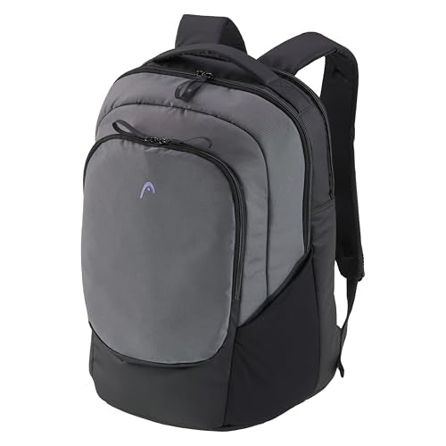 HEAD Pro X Backpack 30L Tennis Bag - Holds 2 Racquets, Shoe Compartment, Wide Opening Access, Adjustable Water Bottle Pocket, Recycled Materials, Urban Travel Sports Bag