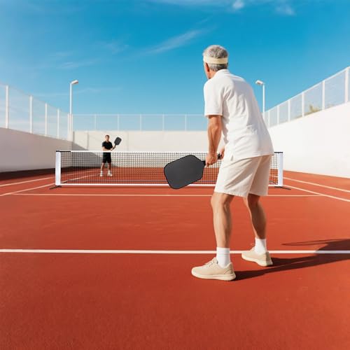 Pickleball Set with Net for Driveway, Portable Pickle Ball Net System with Stable Metal Frame and 22FT Regulation Size Net for Outdoor Indoor Game, with Carry Bag - style: Pickleball Net