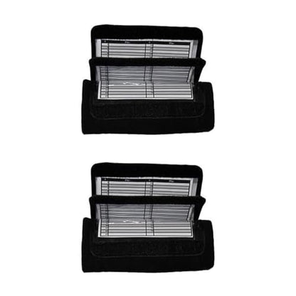 TAG Adult Wrist Coach 2 Pack, Five Window Size 5" x 3", Football Baseball Softball Plays Playbook Quarterback Wristband, Black