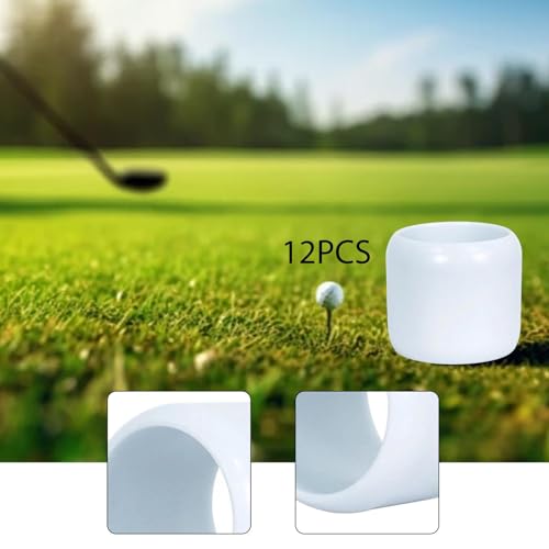 12 Pieces Practice Golf Ball Sports Training Ball Creative Gift Limited Flying Distance TPU Suitable for Backyard Indoor Use Children Adults