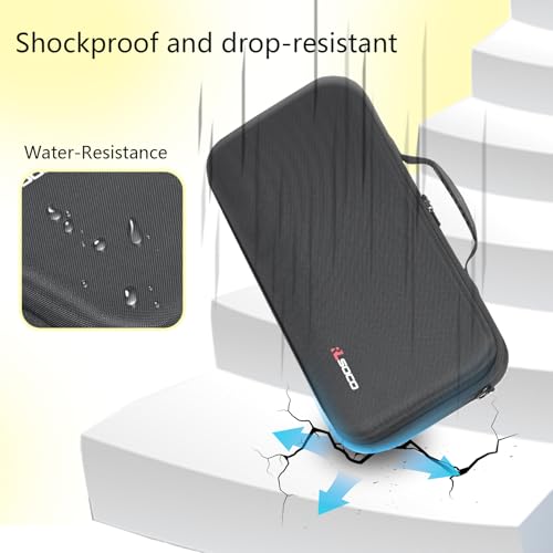 RLSOCO Pickleball Paddles Case Holds 2 Rackets and 4 Ball - Hard Protective Bag Fits for Selkirk Sport/Warping Point and All Pickleball Paddle Shapes and Sizes (Case Only)