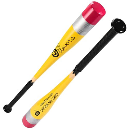 Pencil Bat - Novelty Backyard Baseball Games Gift - Youth Metal Baseball Bat - 2 5/8" Aluminum Barrel with Balanced Weight and Durable Finish - size: 31" 21oz