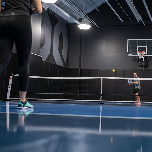 ONIX Pickleball 2-in-1 Regulation-Size Portable Net and Practice Net Set Includes Carrying Case with Wheels