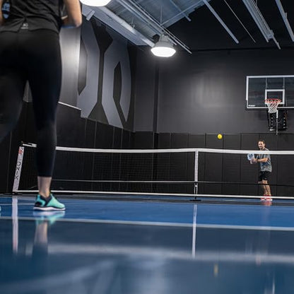 ONIX Pickleball 2-in-1 Regulation-Size Portable Net and Practice Net Set Includes Carrying Case with Wheels