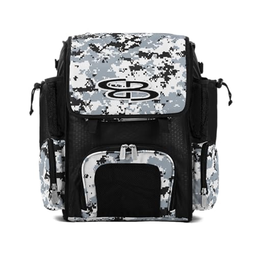 Boombah Mini Superpack Bat Bag Digital Camo Black/Gray - color: Black/Gray
