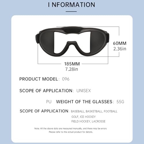Dribbling Goggle Light Weight Training Eyewears Portable Sports Glasses Football Eyeglasses Comfortable - color: Blue
