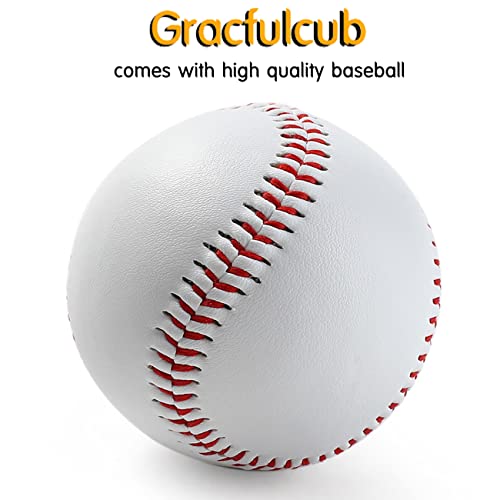 Baseball Glove,Baseball Softball Mitt with Ball for Kids Youth Adults Training and Beginner,Right Hand Throw,Left Hand Glove - color: Red, size: 10.5"