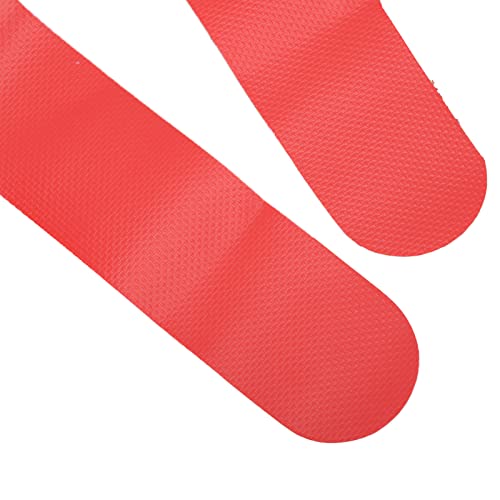 Adjustable Flag Football Set, 5 PCS PP Flag Football Belts with 10 Flags for Youth and Adults, Durable Training Equipment for Beach Games and Team Sports (Red)
