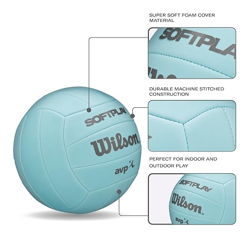 WILSON 2025 AVP Soft Play Volleyballs - color: Blue