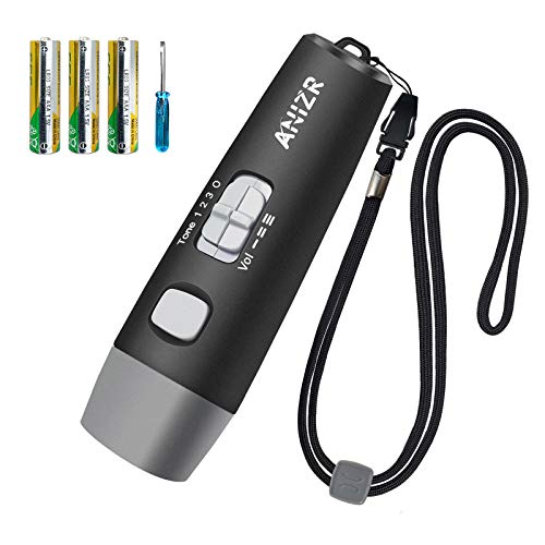ANIZR Electronic Whistles with Lanyard,Adjustable 3 Tone & 3 High Volume Hand Emergency Whistle Basketball Referee Whistle for Coach,Teacher,Police,Outdoor Camping Boating Hiking(with Battery) - color: black with battery