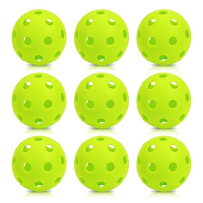16 Pack Plastic Baseballs - Hollow Softballs for Lightweight Batting Practice - Indoor/Outdoor Training Balls