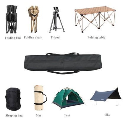 Heavy Duty Duffel Bag - XL Multi-Scene Organizer for Canopy Tents, Grill Tools, Roof Top Tents & Folding Chairs with MOLLE Straps & Reinforced Base (59''(L) x7.87''(W) x7.87''(H)) - size: 59''(L)x7.87''(W)x7.87''(H)