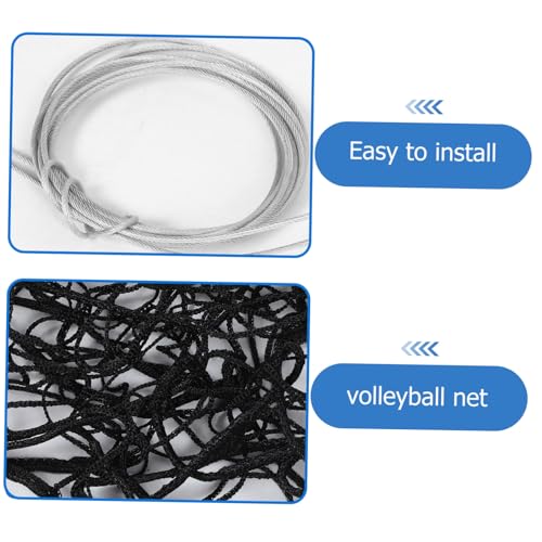 Portable Volleyball Net for Backyard Outdoor Sports with Folding Design and Carry Bag Easy Setup Badminton and Beach Volleyball Net for Driveway and Park Recreation