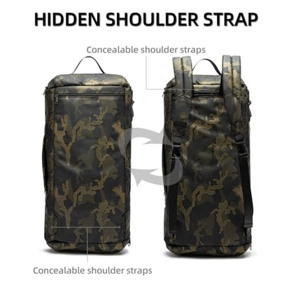 ROYALFAIR Basketball duffel bag Large Sports Bag with Separate Ball Holder & Shoes Compartment,Best for Basketball, football,Volleyball,Gym - color: camouflage