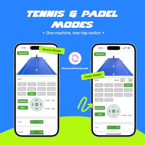 PUSUN｜PT-Smart Tennis Ball Machine: App Control with 12 Built-in Training Modes,6-Level Spin,28-Pt,75 MPH,32.6 lbs,100+ Ball,5H Battery, Portable, for Tennis/Padel,Training, Practice,Beginners to Pros - color: White