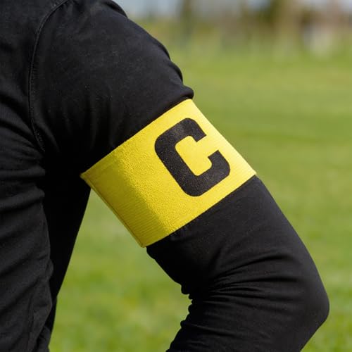 7Pcs Soccer Captain Armband, Multicoloured Elastic Captain Bands Soccer, Adjustable Leader Team Sport Armband for Team Sports Football Basketball Volleyball Arm Bands
