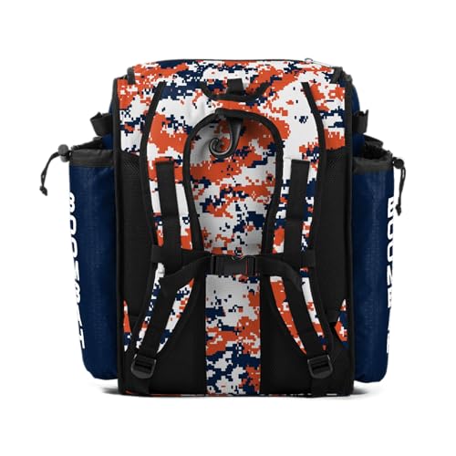 Boombah Mini Superpack Bat Bag PS-9014-3001C23 Digital Camo Navy/Orange - color: Navy/Orange_C23