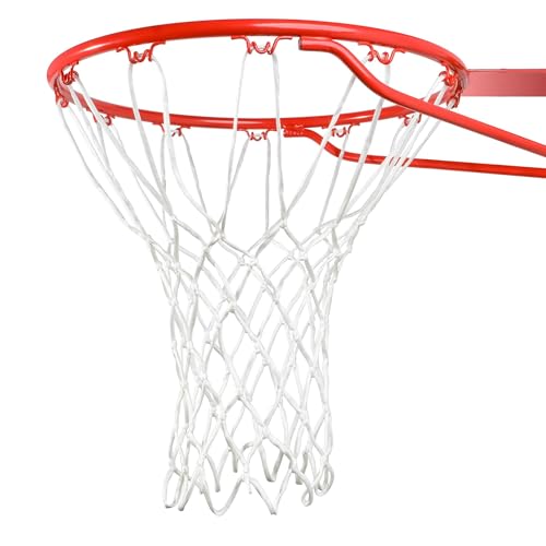 Cannon Sports Heavy Duty Basketball Net Replacement - 21 Inches - 12 Loop Standard Size - Weather Resistant for Indoor/Outdoor Courts - Fits All Standard Rims - color: White