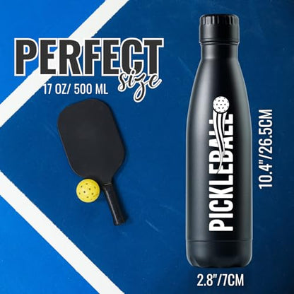 Onebttl Pickleball Gifts for Pickleball Lovers, Pickleball Accessories, 17oz Insulated Stainless Steel Drinking Bottle, Best Gifts for Christmas/Birthday