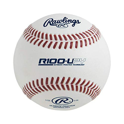 Rawlings | Ultimate Practice Baseballs | Youth/High School/College | Added Lifespan + Weather Resistant | Dozen & Bucket Options - color: White - Youth/Box of 12, size: Box of 12