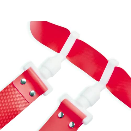 Trained Man Flag Football Belts, Adjustable Flag Football Set for Sports Teams, Training & Competition - color: Red 2 Man Flag Football Set, style: 2 Man Flag Football Sets