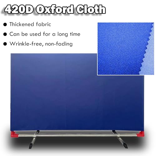 The Movable Ping Pong Ball Baffle,Table Tennis Surround Barrier, Oxford Cloth, Competition and Training Baffle & Field Fence for Ping Pong Courts，（1 Pack） - color: 1 Pack