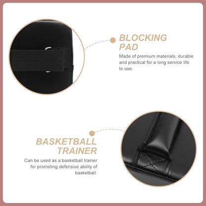 Football Training Blocking Pad, Sports Training Blocking Mat for Basketball Contact Drills, Wear-Resistant Handheld Blocking Pad, Black