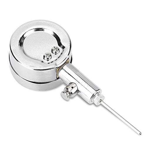 Ball Pressure Gauge, Basketball Air Guage, Stainless Steel Accurate Air Pressure Gauge for Football Soccer Basketball Volleyball and Other Balls