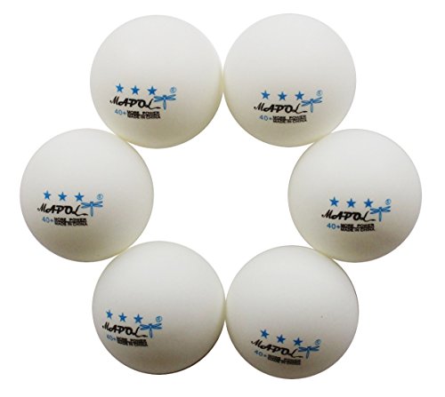 MAPOL 50 White 3-Star Table Tennis Ball Premium Training Ping Pong Balls