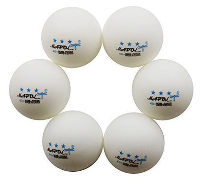 MAPOL 50 White 3-Star Table Tennis Ball Premium Training Ping Pong Balls