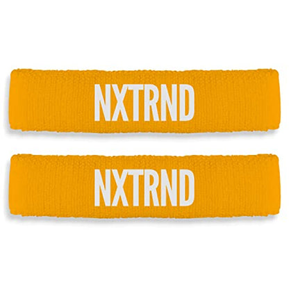 1 Pair Nxtrnd Bicep Bands, Sweat-Absorbent Arm Sweatbands, Football Accessory - color: Yellow