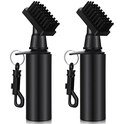 2 Pack Club Cleaner Groove Tube Golf Brush With Leakproof Reservoir, Squeeze Bottle for Easy Cleaning, 7 Inches Tall