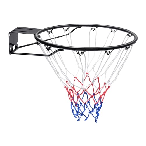 VEVOR Basketball Hoop, 44 54 Inchs PC Backboard Wall Mounted, Basketball Portable Hoop & Goal, Indoor & Outdoor with Hand-Crank Adjustment, Classic Basketball Court, Teens, Adults, Schools, Parks