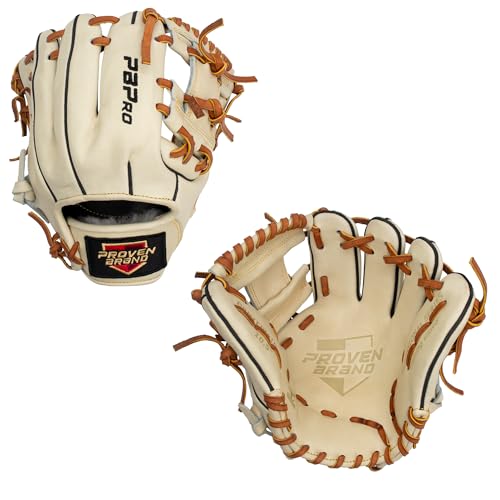 PBPRO Elite 10.5” Infield Baseball Training Glove – I Web Infield Trainer for Baseball