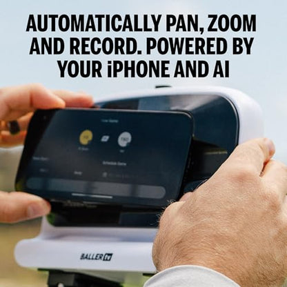 AI Auto-Tracking Sports Filming System, 180° Full-Field Lens & Live Streaming for Basketball, Soccer & Volleyball, Compatible with iPhone 13 Pro - size: iPhone 13 Pro