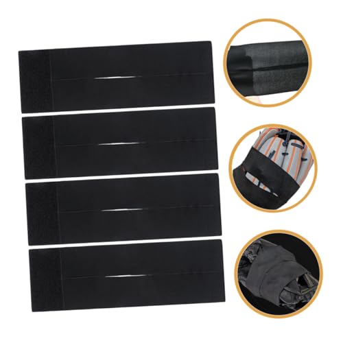 KICHOUSE 4pcs Baseball Glove Straps Lacing Kit Elastic Mitten Wrap for Softball Baseball Catcher Glove Wrap Band Conditioner for Supplies