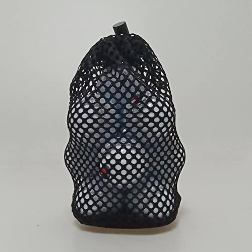 2-Pack Golf Ball & Pickleball Mesh Bag, Golf Balls Bag Sack, Multi-Purpose Net Pouch, Fit for Ping Pong, Table Tennis Ball, Bucket Balls, Household Small Tools Items Storage, Diving