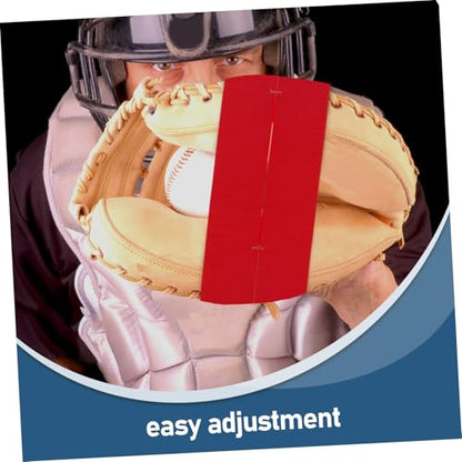 Baseball Glove Strap Holder Elastic Design for Secure Fit Softball Glove Wrap Ventilated Mitt Shaper for - color: Red