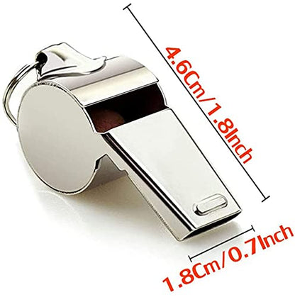Whistle, 3 Pack Sports Whistles with Lanyard, Loud Crisp Sound Whistles Great for Coaches, Referees, and Officials