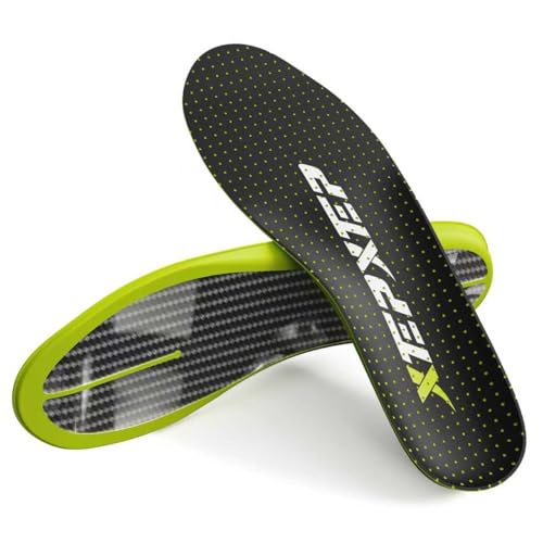 2026 Sport Carbon Fiber Performance Insoles –Customized Inserts, Non-Cleated Shoes–Basketball, Volleyball, Racquet Sports, Running & More–Run Faster, Jump Higher, Recover Quicker, Protect from Injury - size: MEN 13-13 1/2 | WOMEN 14-14 1/2 --311mm