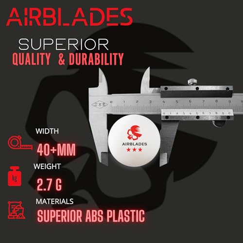 3 Star Ping Pong Balls | High Performance, Table Tennis Balls for Tournament Play & Training | Advanced ABS Plastic | Regulation Standard Ping Pong Balls