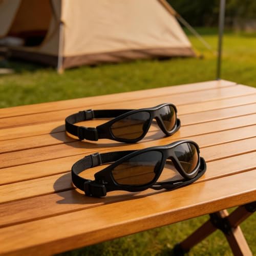 8PCS Basketball Dribbling Training Glasses, Adjustable Elastic Band Plastic Frame Sports Training Eyewear for Teens