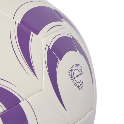 adidas Tiro Soccer Ball - color: White/Active Purple, size: FUTS