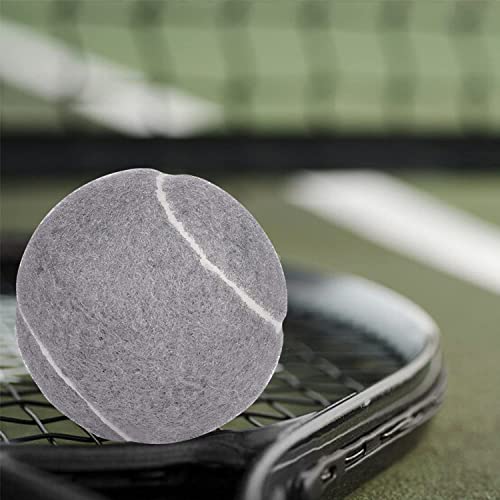 URBEST Tennis Ball 12 Packs Training Tennis Balls Practice Balls for Novice Player, Pet Dog Playing Balls with Mesh Carry Bag - color: Gray