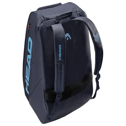 HEAD Pro Racquet Bag - Tournament Tennis Bag with CCT+ Climate Control, Shoe Compartment, and Accessory Pockets - Available in L & XL Sizes