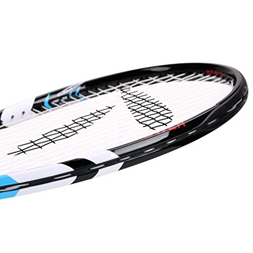 Teloon Recreational Adult Tennis Rackets-27 inch Tennis Racquet for Men and Women College Students Beginner Tennis Racket. - color: V1-blue
