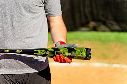 Stinger Missile 3 BBCOR Baseball Bat - 3 Drop - 2 5/8" Barrel - Drop 3 Baseball Bat for Middle School, High School, College - size: 32” 29oz